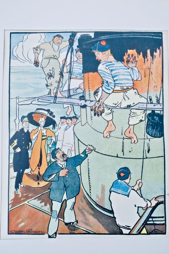 Ten vibrant etchings by Pourriol