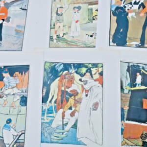 10 estampes en couleurs de Pourriol