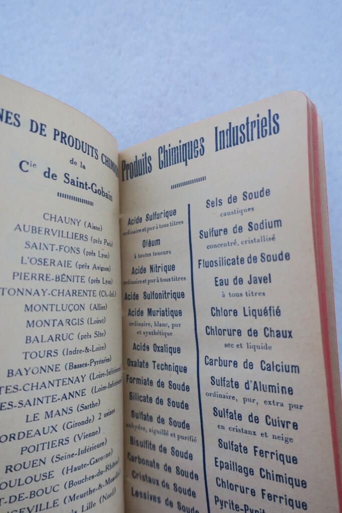 1935 Saint-Gobain Kalender für chemische Düngemittel