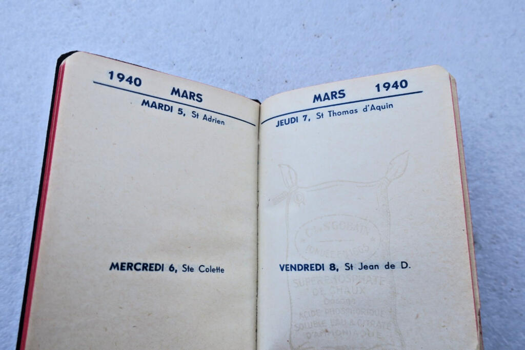Chemie-Düngerkalender Saint-Gobain 1940
