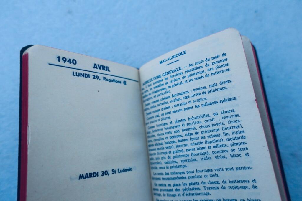 Chemie-Düngerkalender Saint-Gobain 1940