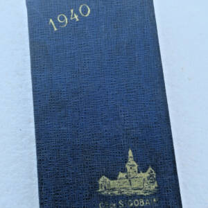 1940 calpin calendrier Engrais chimiques manufacture Saint-Gobain 74 x 125 mm.