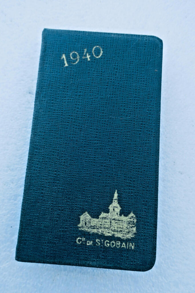 1940 calpin calendrier Engrais chimiques manufacture Saint-Gobain 74 x 125 mm.