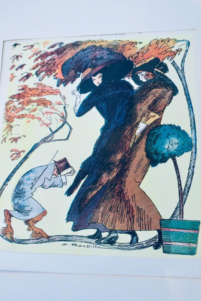 鲁比耶五幅彩色版画