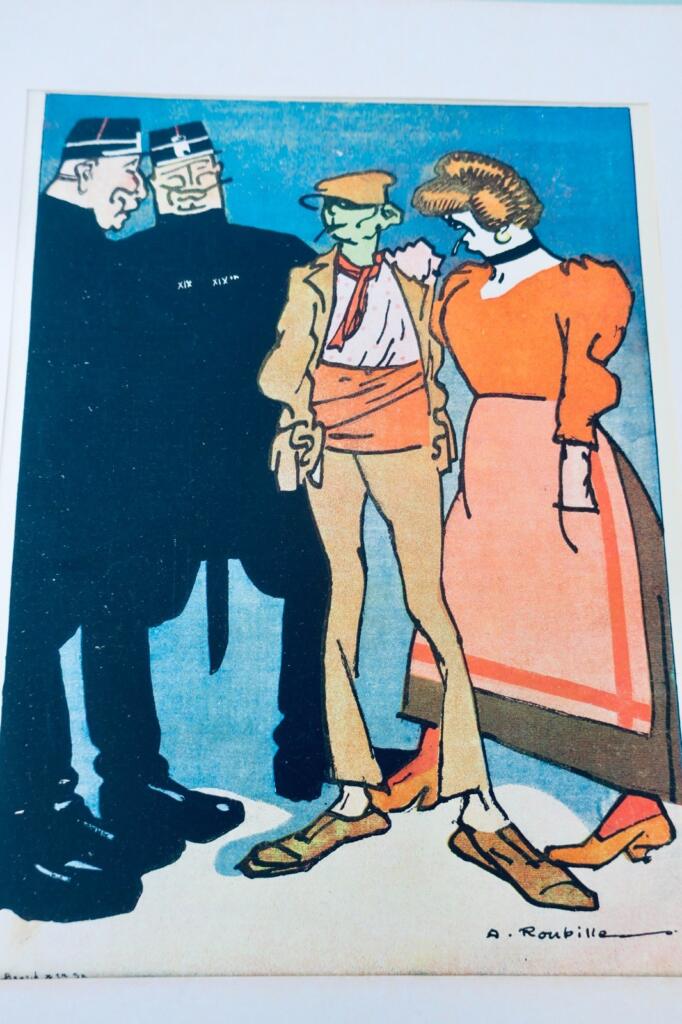 鲁比耶五幅彩色版画