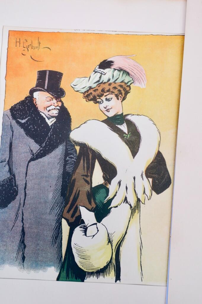 H. 热尔博的六幅彩色版画