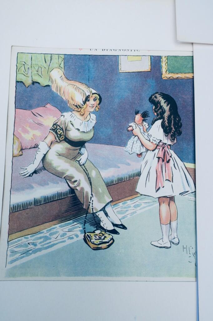 H. 热尔博的六幅彩色版画