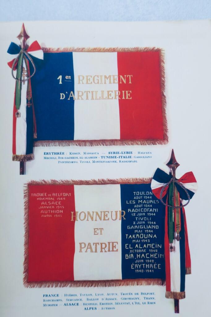 FFL 1ER REGIMENT D&rsquo;ARTILLERIE JUIN 1940 /JUIN 1945 1ERE DIVISION FRANCAISE LIBRE