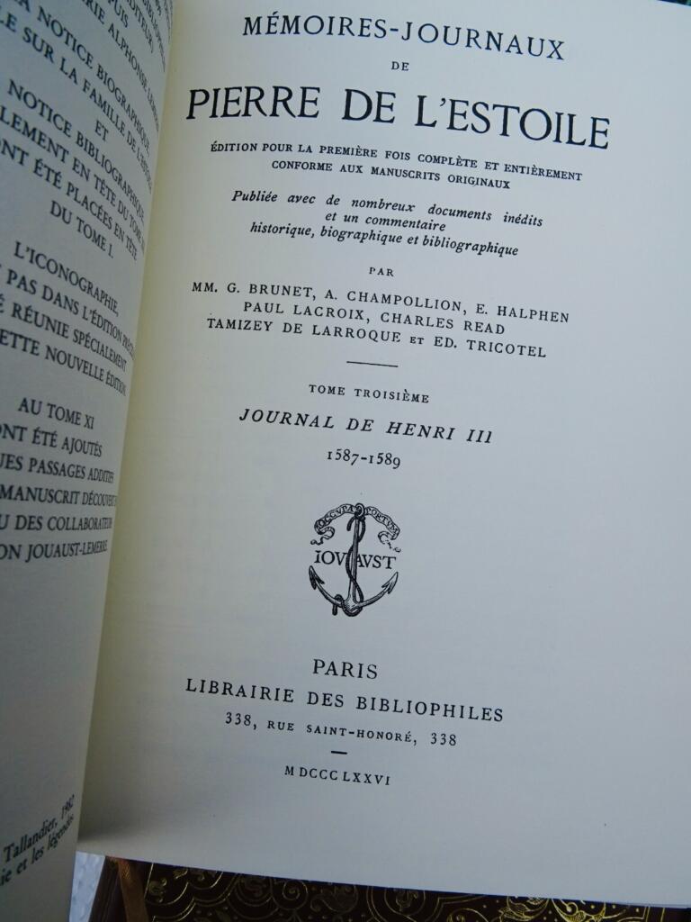 Memoirs and Journals 1574-1611