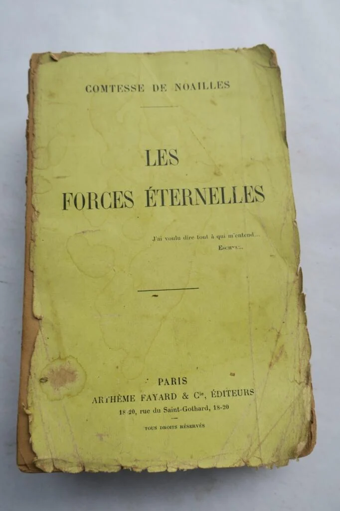 COMTESSE DE NOAILLES Les Forces éternelles + dédicace…