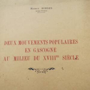 Gascogne deux mouvements populaires en Gascogne au milieu du XVIIIe siècle