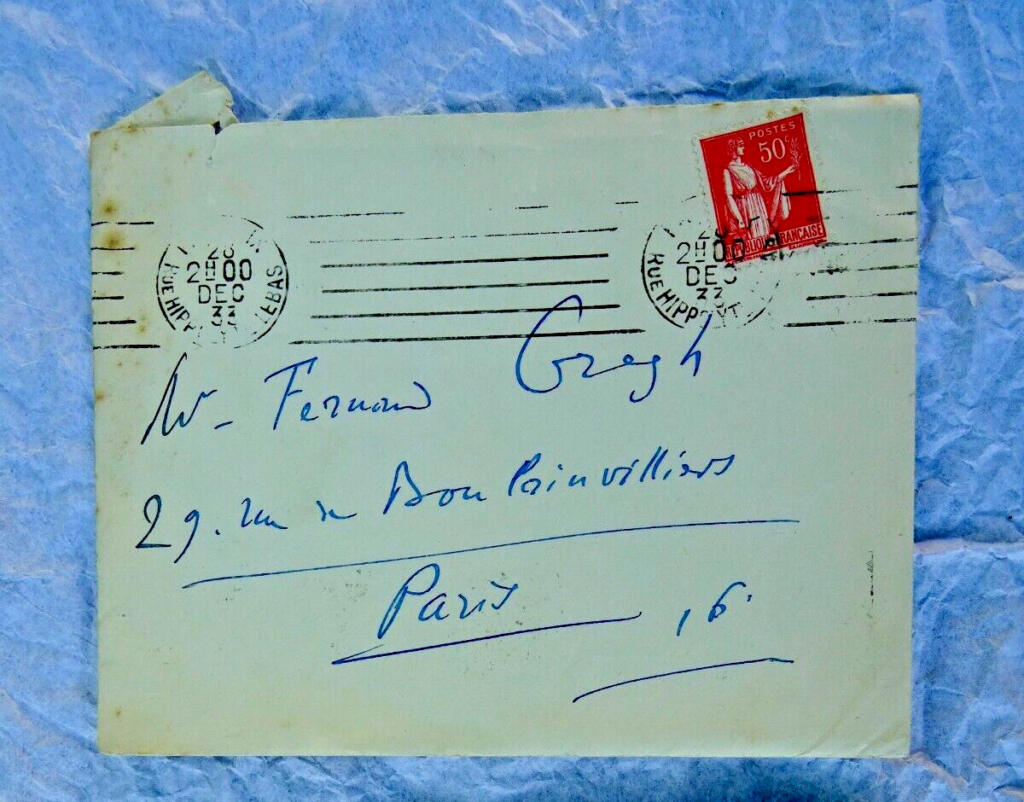 PROUST an Hahn: Seltenes Autograph