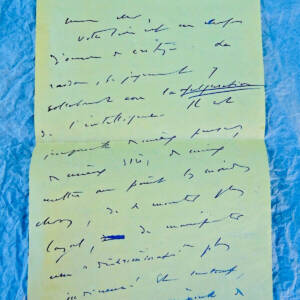 PROUST Reynaldo Hahn Lettre autographe signée