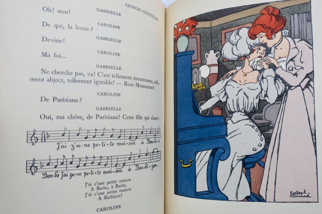Complete illustrated works of Georges Courteline by Hémard