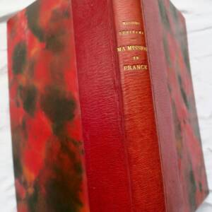 Japon SUGIYAMA MA MISSION EN FRANCE 1934