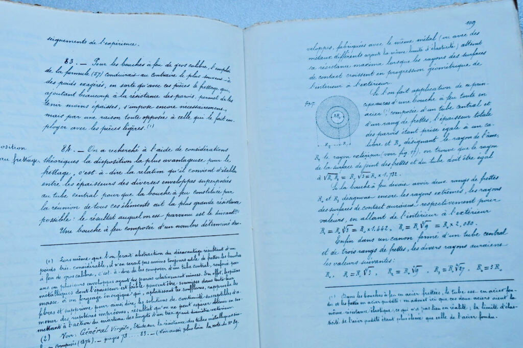Artillerie Instruction provisoire sur le Projet de Bouche à feu 1880