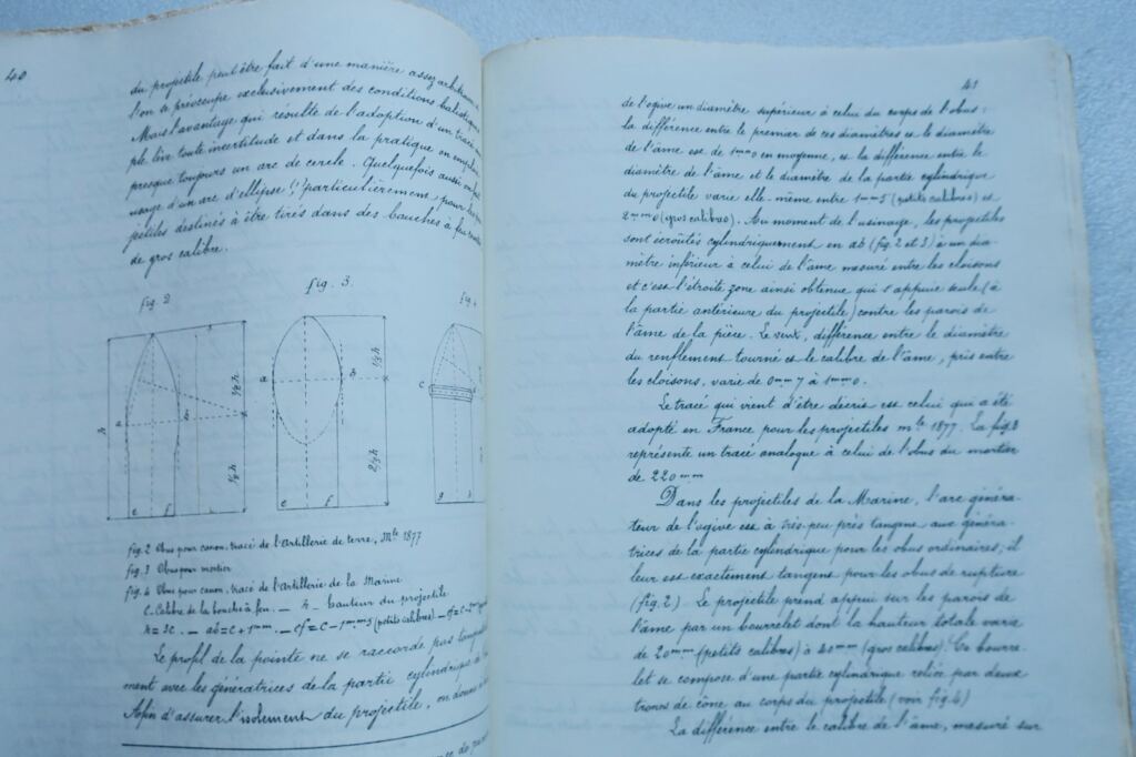 Artillerie Instruction provisoire sur le Projet de Bouche à feu 1880
