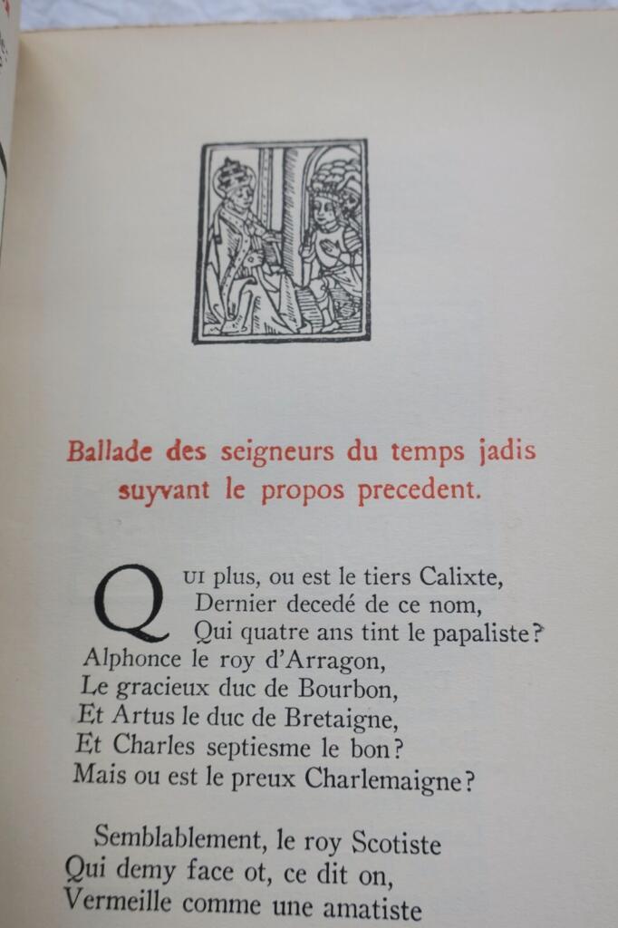 Villon Françoys Les oeuvres de Françoys Villon de Paris contenant Les Lais…
