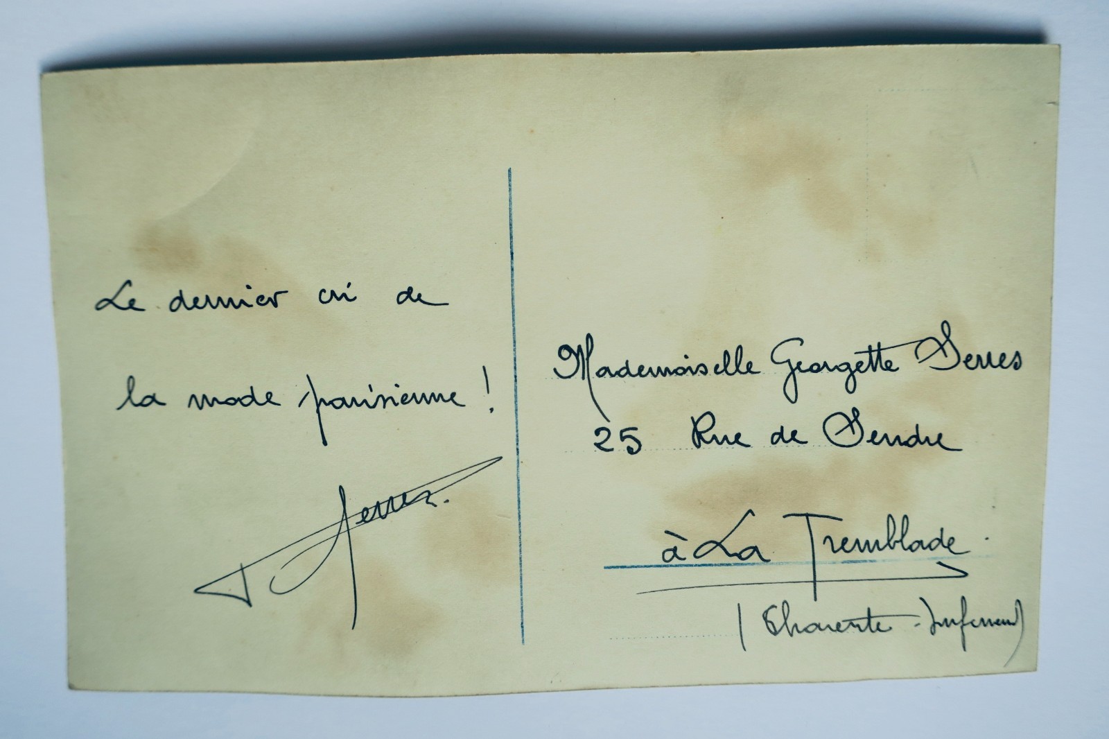 cheveux carte poste à cheveux (authentique) – Image 5