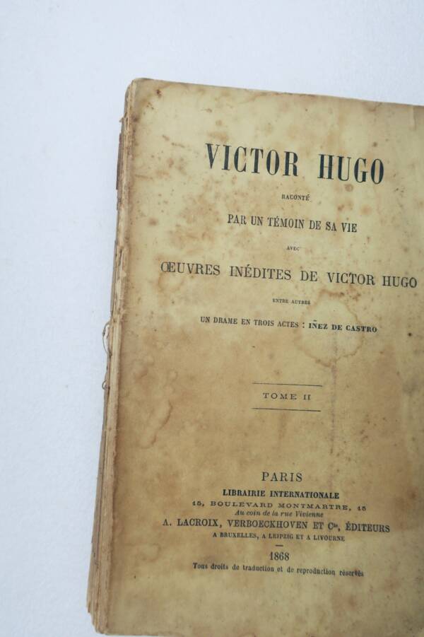 ヴィクトル・ユーゴー その生涯の目撃者による語り 1868
