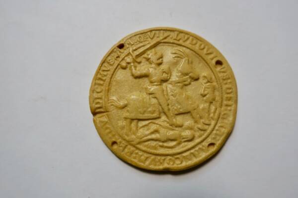 Médaille Sceaux en plâtre 42 mm