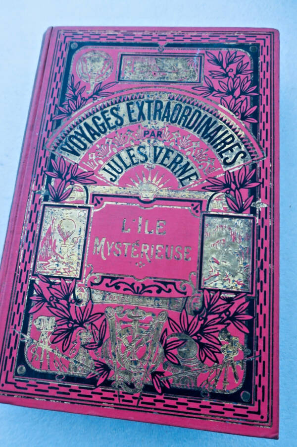 Verne L'Ile Mystérieuse Hachette collection Hetzel
