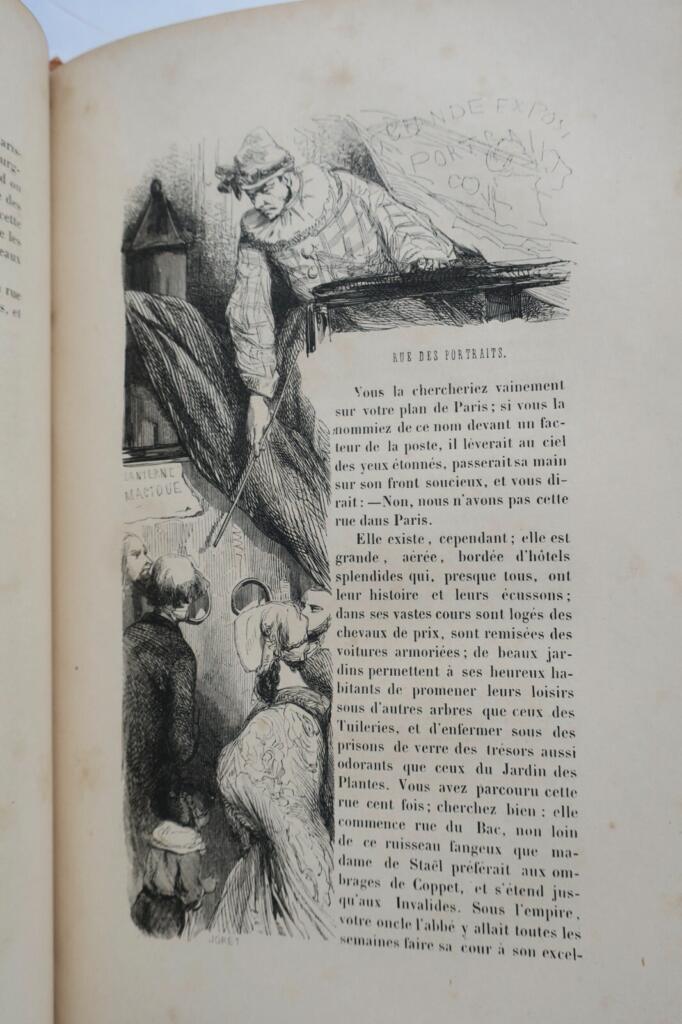 Straßen von Paris: Antikes und modernes Paris 1844