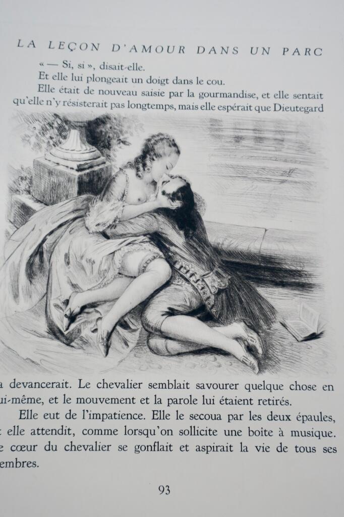Artistic edition with drypoint illustrations
