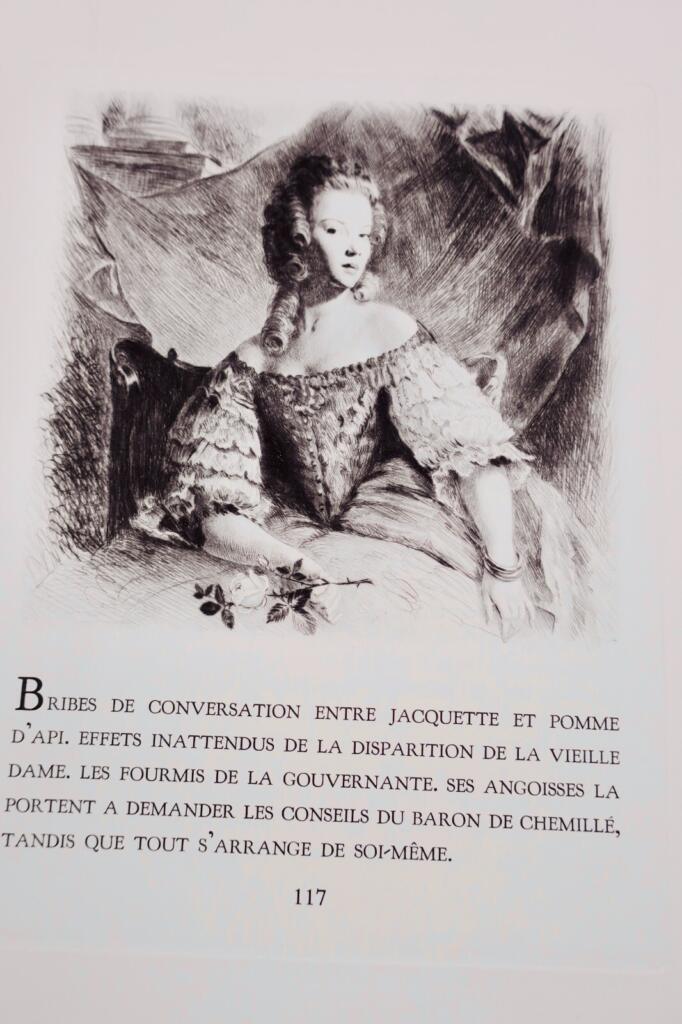 Artistic edition with drypoint illustrations