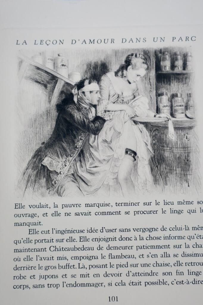 Artistic edition with drypoint illustrations
