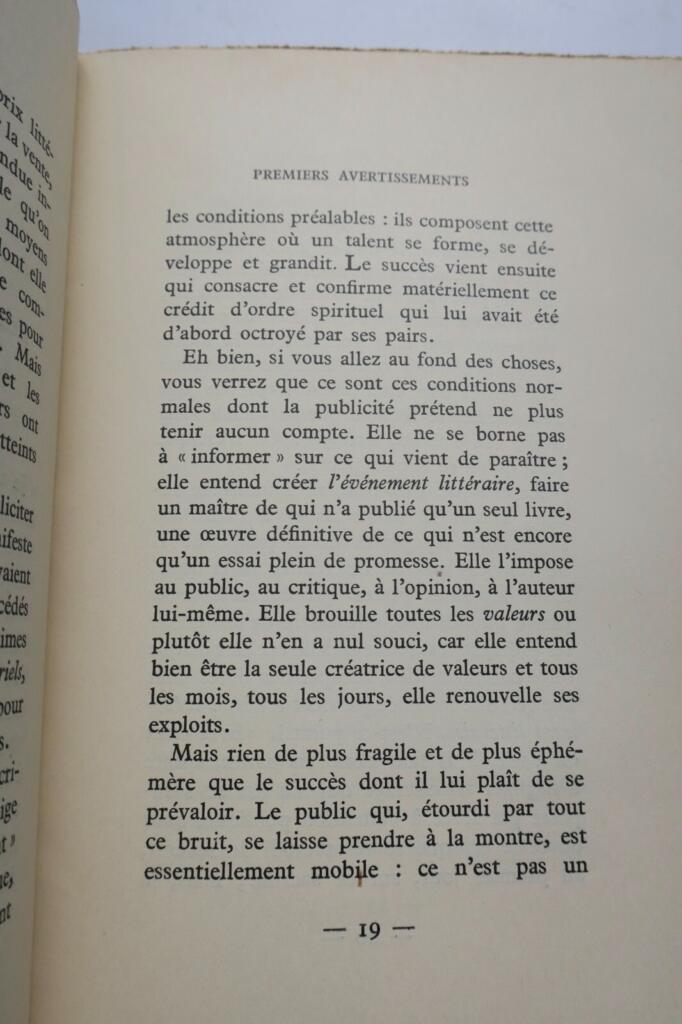 Reflections on post-war literature