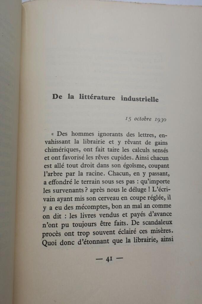 Reflections on post-war literature