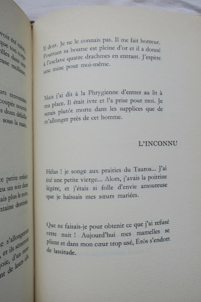 érotique LOUYS PIERRE LES CHANSONS DE BILITIS