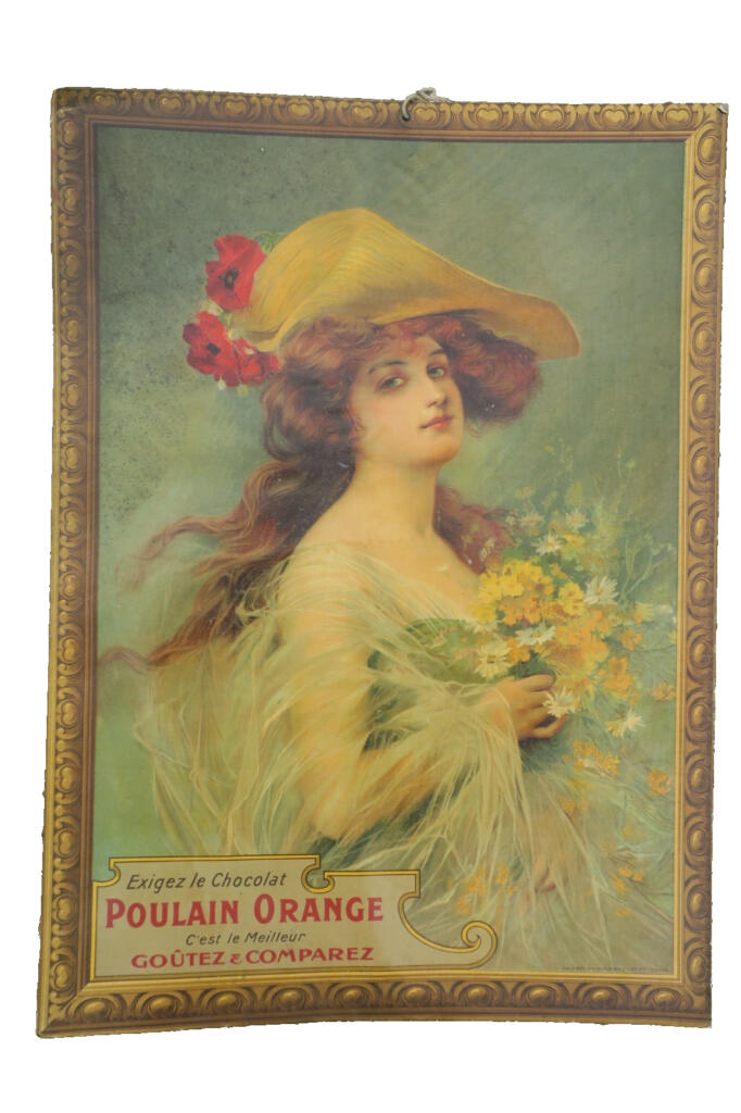 chocolat exigez le chocolat Poulain c’est le meilleur Goûtez et comparez 32,5×45