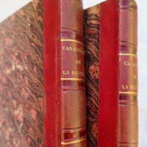 LA BRUYERE / THEOPHRASTE Les Caractères de La Bruyère 1829