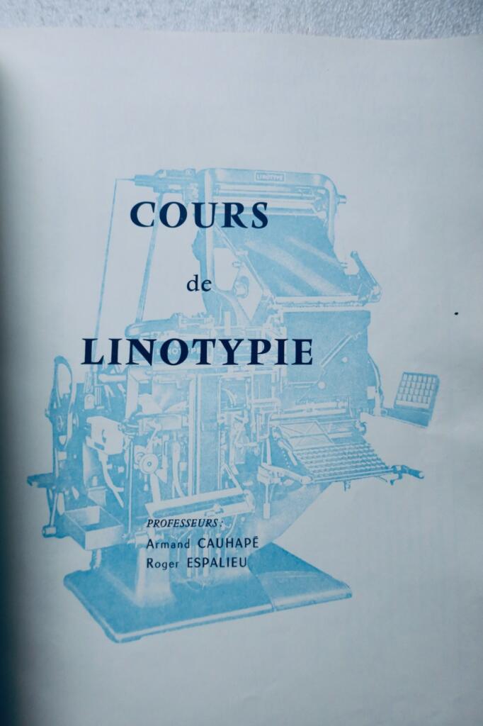 Typographie bulletin des cours de perfectionnement du syndicat 1961-62