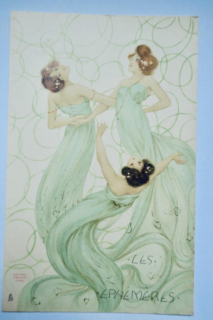 Raphael Kirchner Les ephémères 6 cartes-postales anciennes