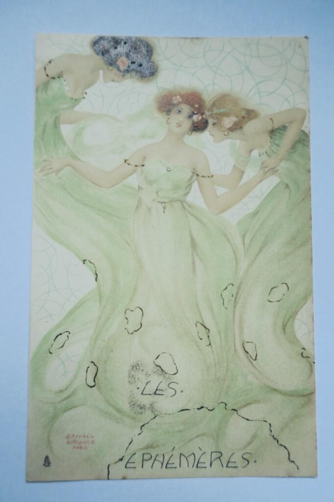 Raphael Kirchner Les ephémères 6 cartes-postales anciennes