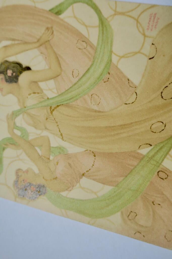 Raphael Kirchner Les ephémères 6 cartes-postales anciennes