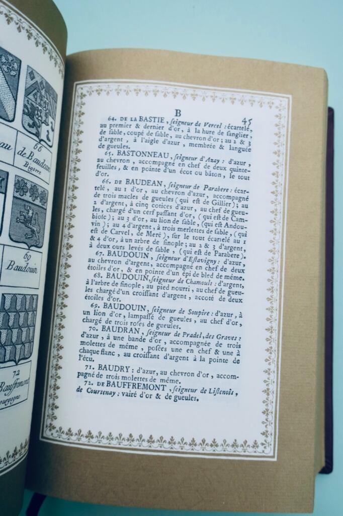 DUBUISSON M. Armorial des principales maisons et familles du Royaume