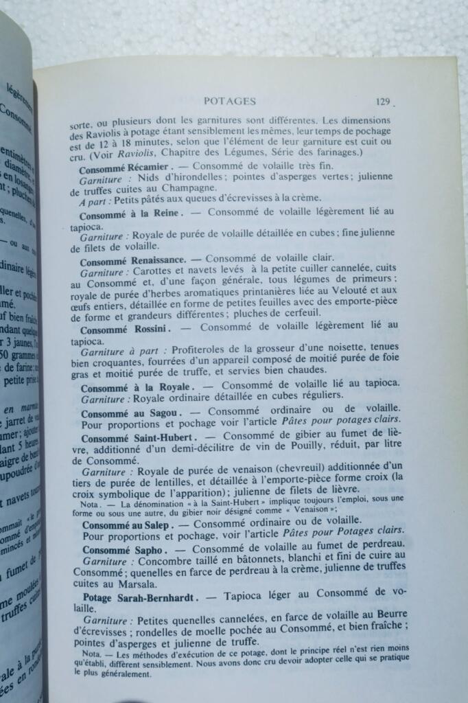 cuisine Auguste Escoffier Le guide culinaire : Aide-mémoire de cuisine pratique