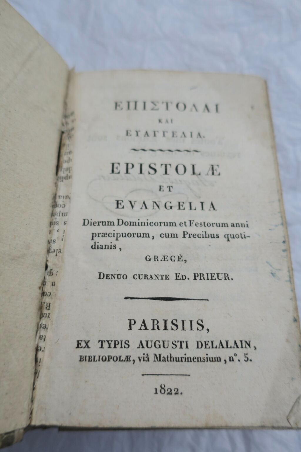 epistolae et evangelia 1822 mini