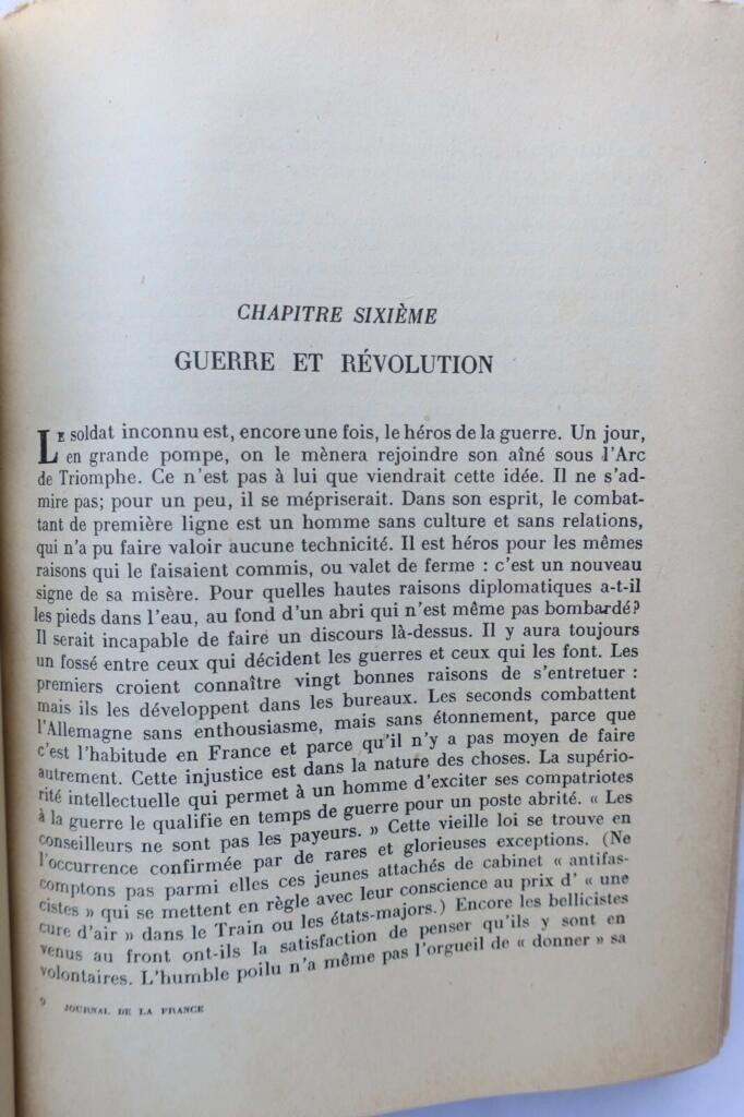 FABRE-LUCE JOURNAL DE LA FRANCE, 1939-1944