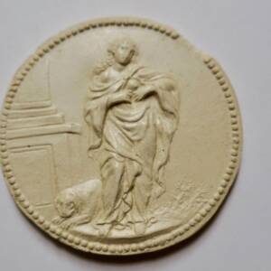 Médaille en plâtre 30 mm