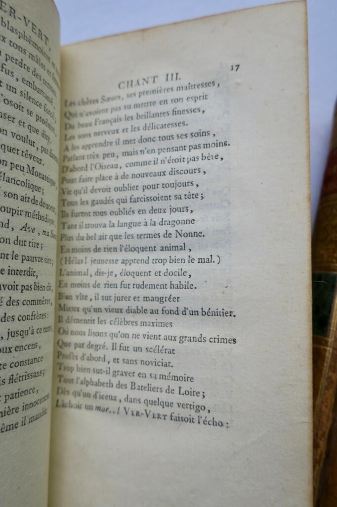 GRESSET OEUVRES DE M. GRESSET 1805