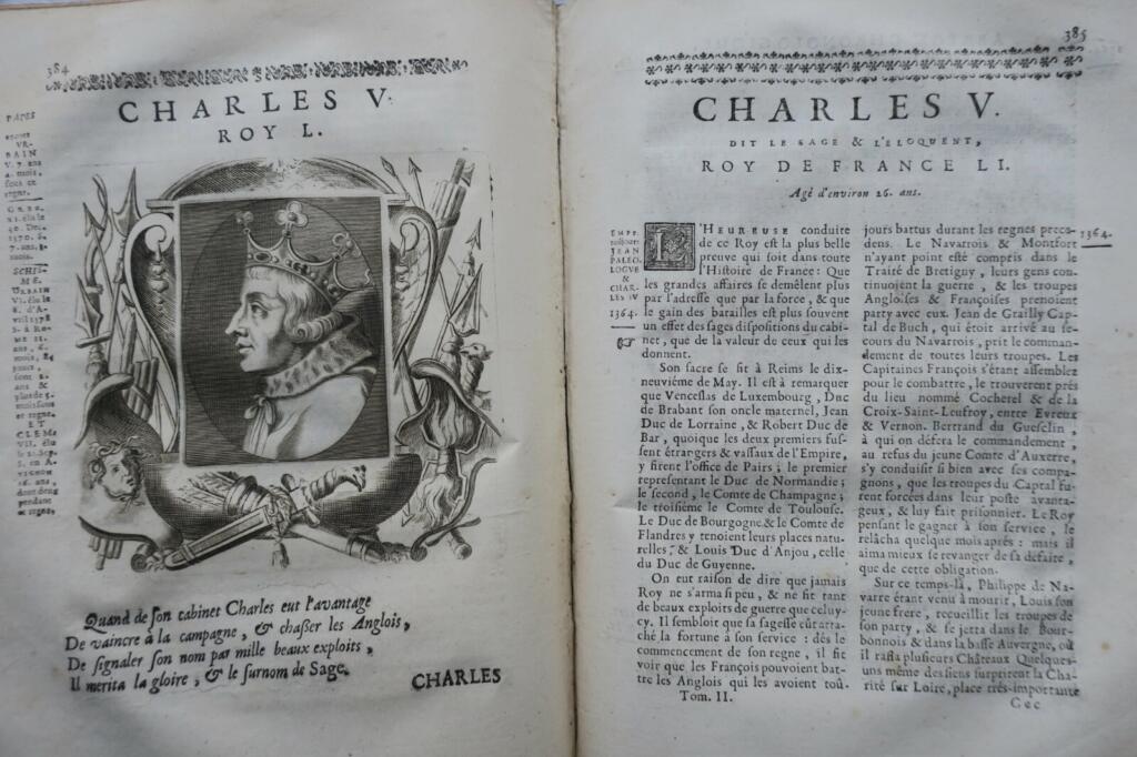 Mezeray Abrégé chronologique de l’histoire de France 1717