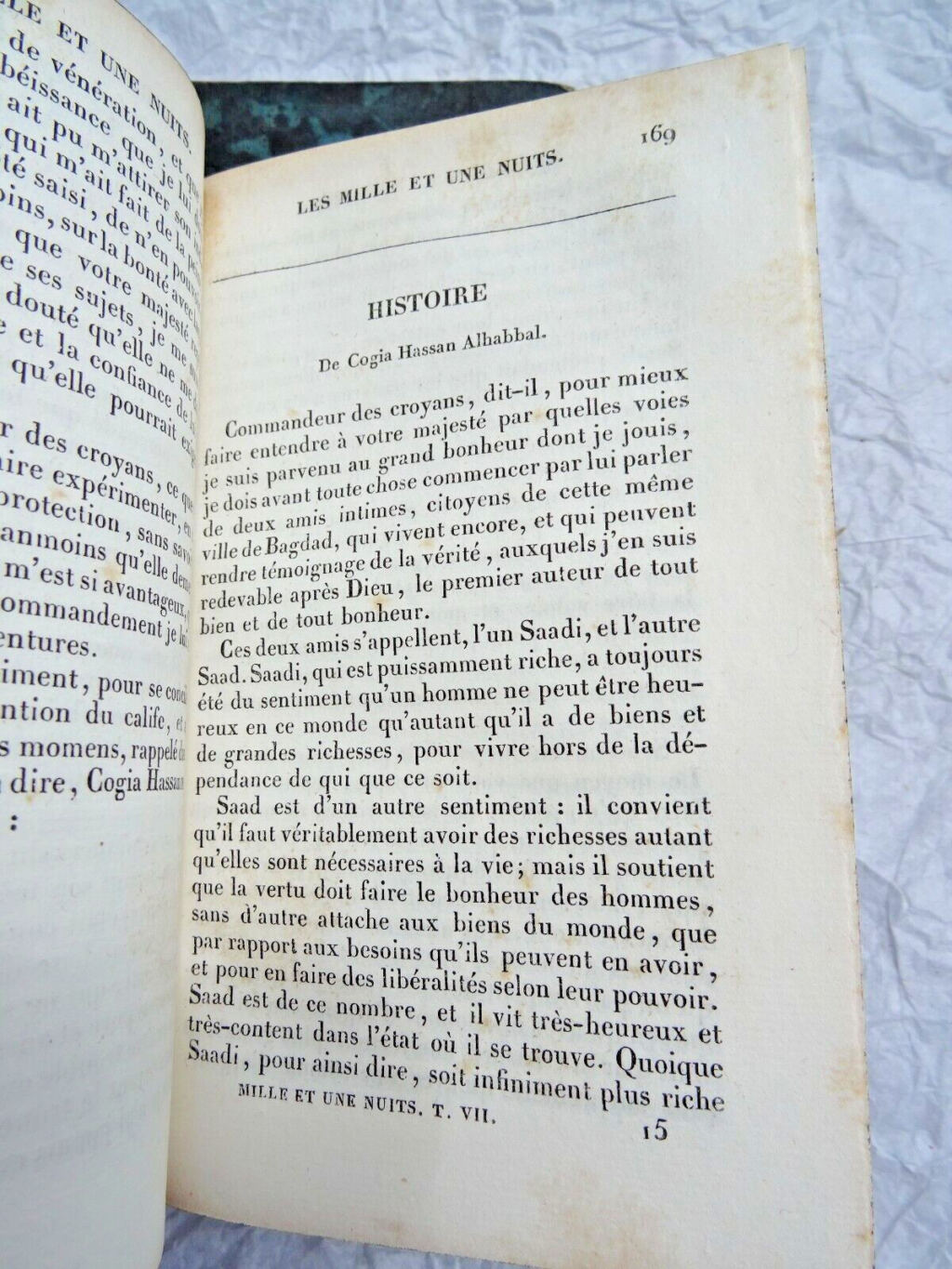 GALLAND LES MILLE ET UNE NUITS 1832