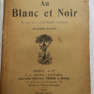KIPLING RUDYARD AU BLANC ET NOIR 1908