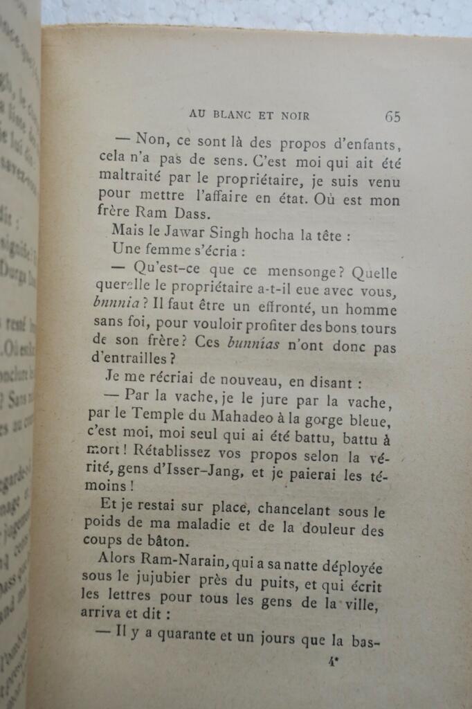 KIPLING RUDYARD AU BLANC ET NOIR 1908