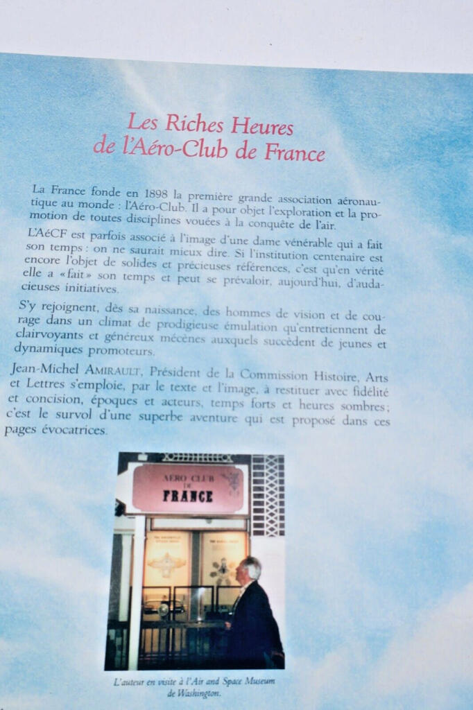 Aviation Les riches heures de l&rsquo;Aéro-Club de France 1898 – 1998